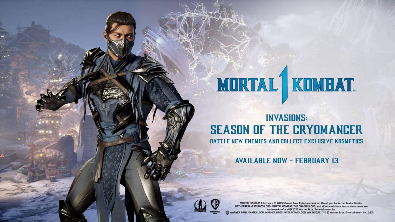 Mortal Kombat:1 estrena temporada 3: El Criomante